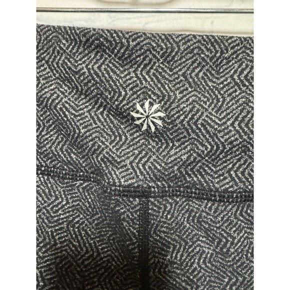 Athleta Leggings Women’s Large Chaturanga Heather Gray Black - Picture 4 of 7